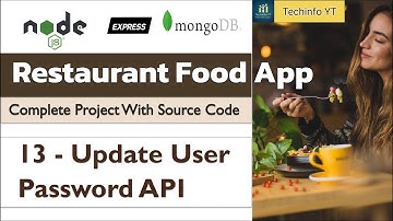 Update Password API Nodejs Restaurant project | Node js Project | Master node js 2024