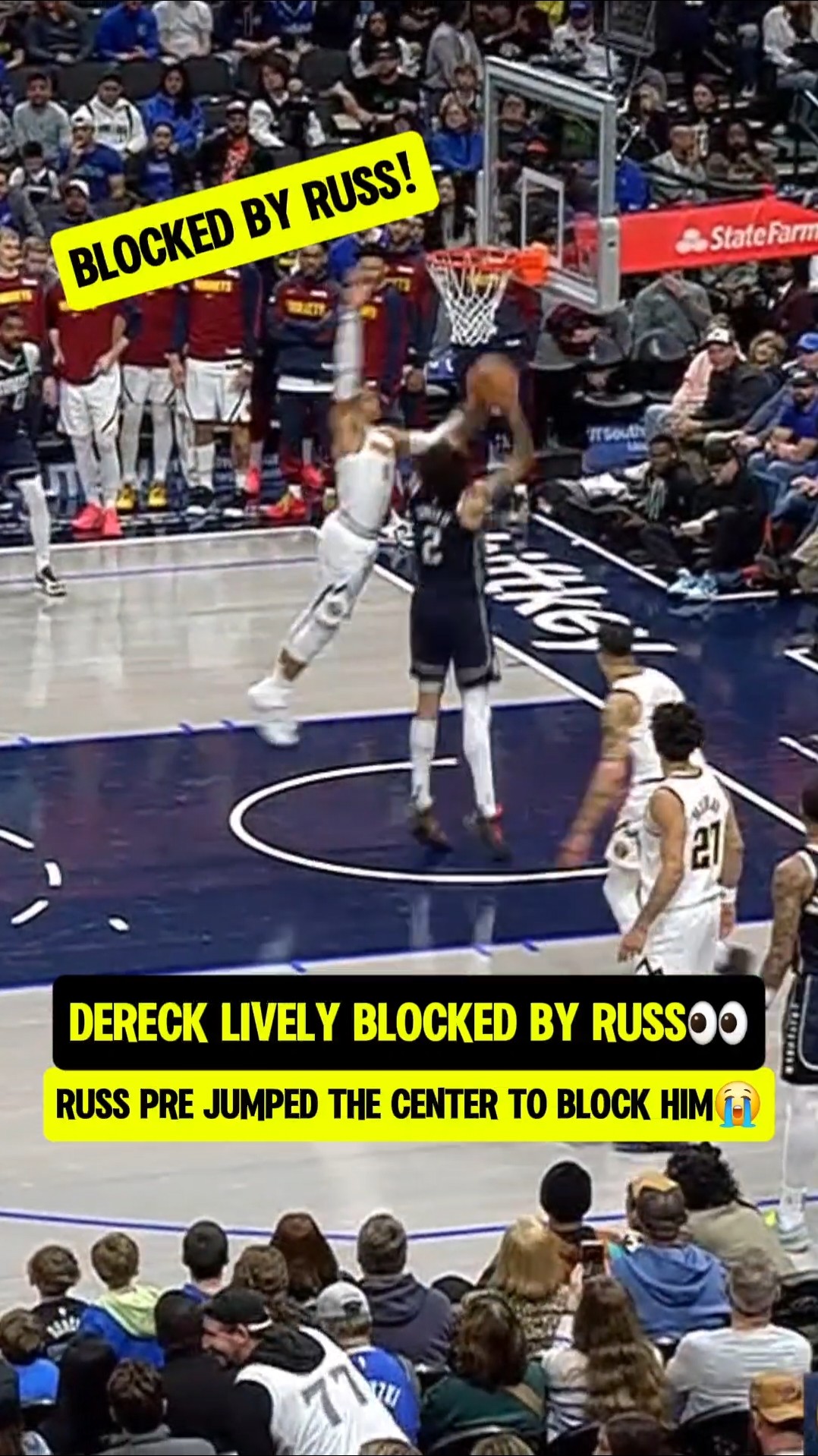 PG Russ blocking The Center?