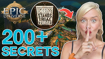 OVER 200!! SECRETS In Epic Universe | Universal Orlando Details, Easter Eggs, Harry Potter, Nintendo