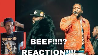 BEEF!!!? | Meek Mill \& Rick Ross OFFICIALLY Squash Rumored Beef On Stage (REACTION!!)