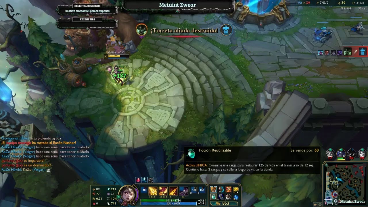 jugando un rato al lol!!!!!! - YouTube