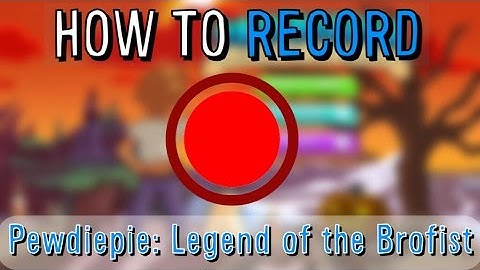 How to Record Pewdiepie: Legend of the Brofist | Halloween Update (iOS9 Only) No Software Required!