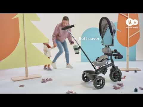 TRICICLO EVOLUTIVO KINDERKRAFT FREEWAY MELANGE GREY EN OFERTA