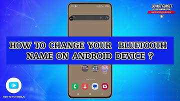 How To Change Your Bluetooth Name On Android Device 2025 | Rename Bluetooth