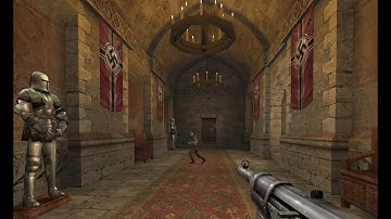 Wolfenstein Return to Castle Wolfenstein: FULL Tour of the First Level (All Secrets/Treasures)