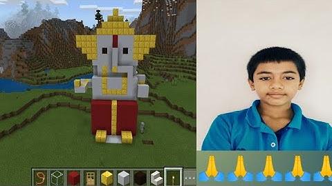 How to make Lalbaughcha Raja Ganpati in minecraft very easy
