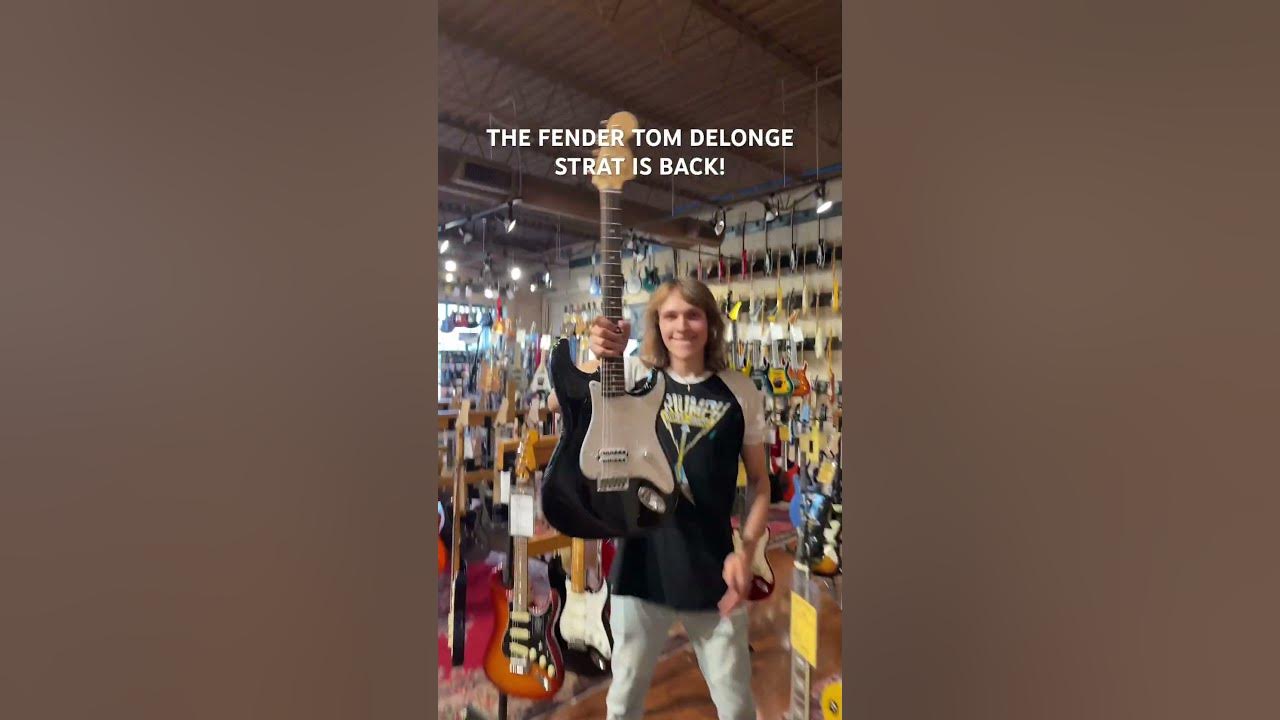 The Fender Tom Delonge Strat is back! Which would you choose? #creamcitymusic #tomdelonge #fender