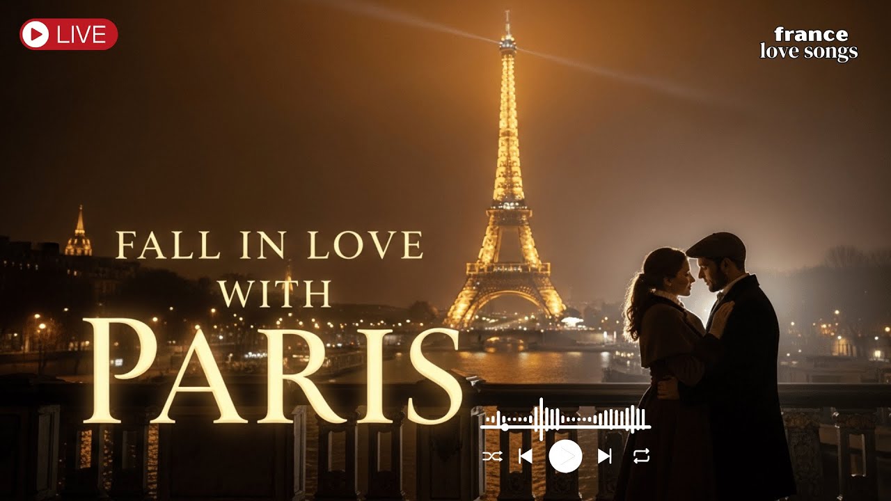 Fall in Love with Paris 🇫🇷 Classic French Chanson Romance