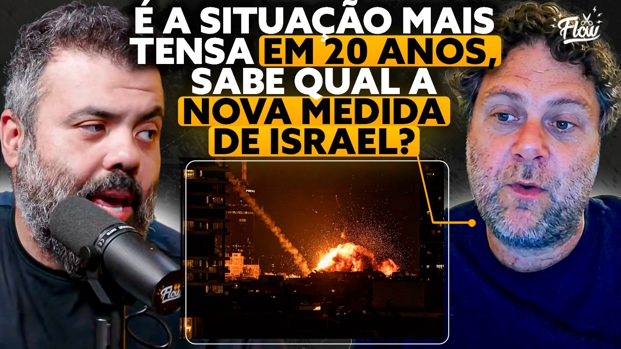 ⚠️ALERTA MÁXIMO em ISRAEL: Especialista SOLTA O VERBO no Flow sobre a ATUAL situação