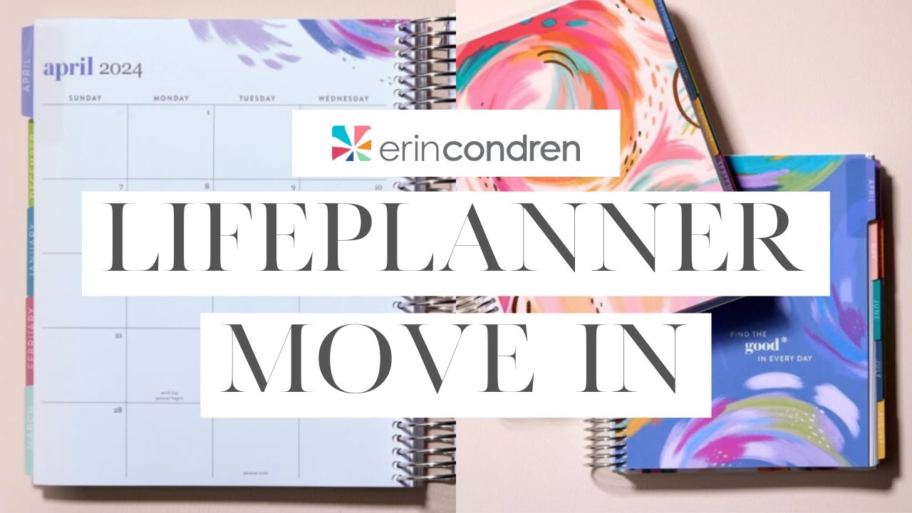 How To Move Into The New LifePlanners Early! | Erin Condren Daily Duo ...