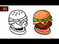 Adobe Illustrator Tutorial - Create a Burger Illustration