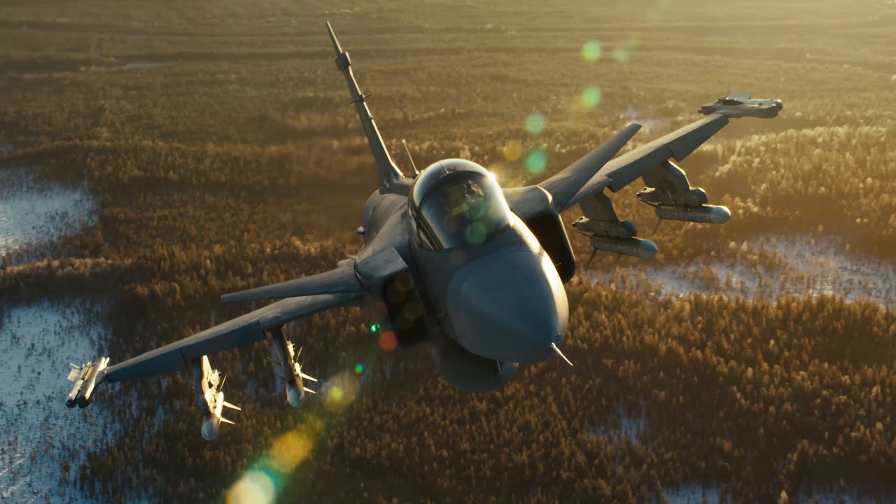 High Velocity Aerial Filming with SAAB Gripen
