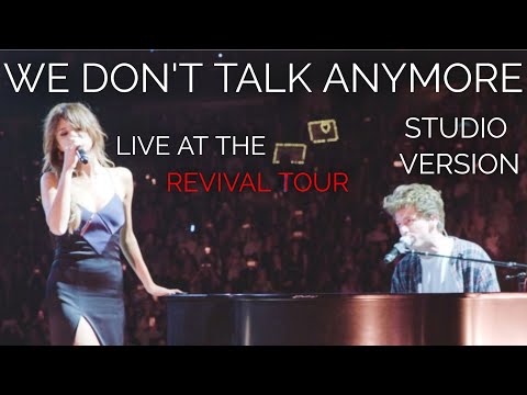 Charlie Puth feat. Selena Gomez - We Don't Talk Anymore (Live Studio Version Revival Tour)