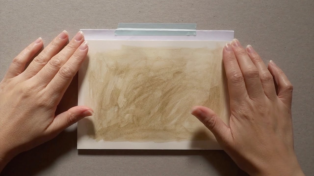 Acrylic painting, a moment