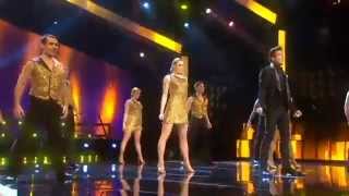 Karl i sin kostym   Lena Philipsson, Danny Saucedo, Gina Dirawi Melodifestivalen 2013