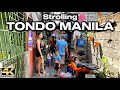 FIRST TIME Walking This Part of TONDO Manila Philippines [4K]