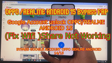 Oppo / Realme FRP Bypass Android 15 | Google Account Unlock Without PC (2025 Method)