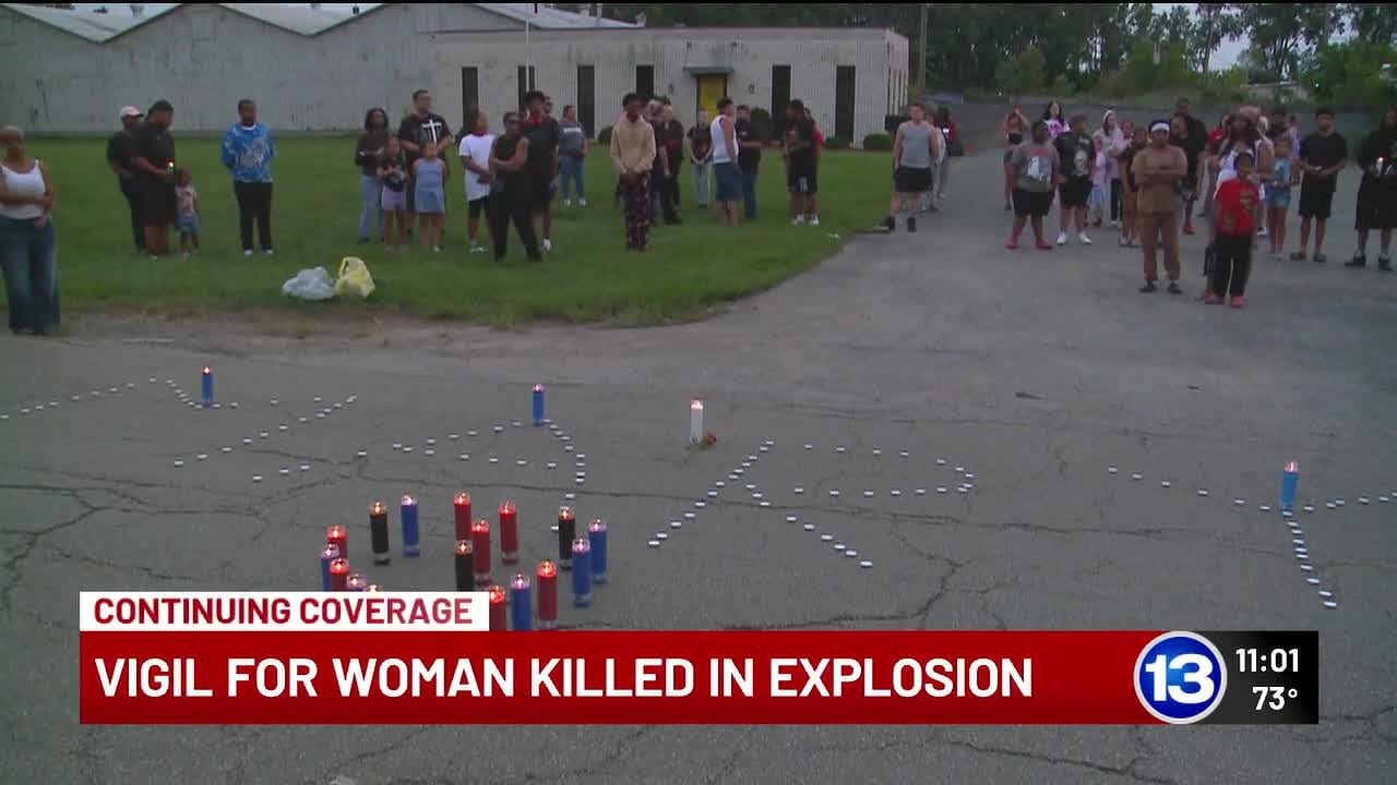 Family, friends hold vigil for Toledo explosion victim Mary Allen
