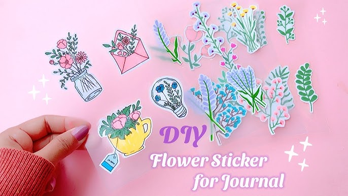 How to make Transparent Butterfly Stickers for Journal