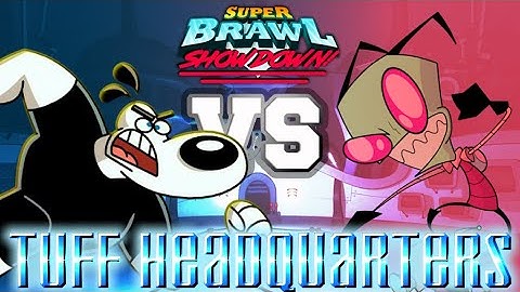 Dudley Puppy vs Invader Zim | Super Brawl Showdown v0.3.0b Full Match Gameplay