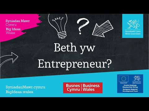 Beth yw entrepreneur?