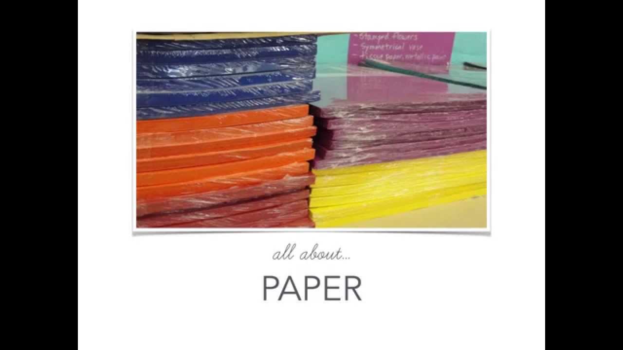 A Guide to Types of Paper to Use for Any Art Project