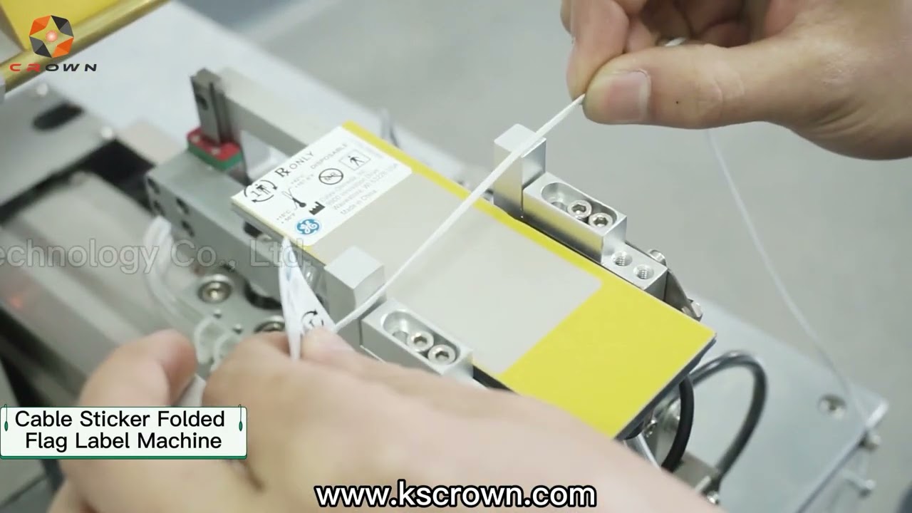 Wire Labeling Machine ZCUT430 Flag Label Applicator for Wire and