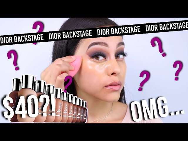 DIOR BACKSTAGE FOUNDATION REVIEW