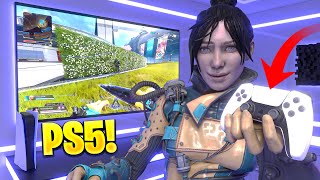 My First Time Playing On The NEW Playstation 5! Full Experience on PS5 (Apex Legends PS5)