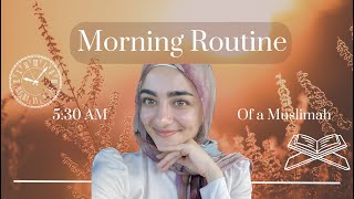 Productive 5:30 AM Morning Routine of a Muslimah