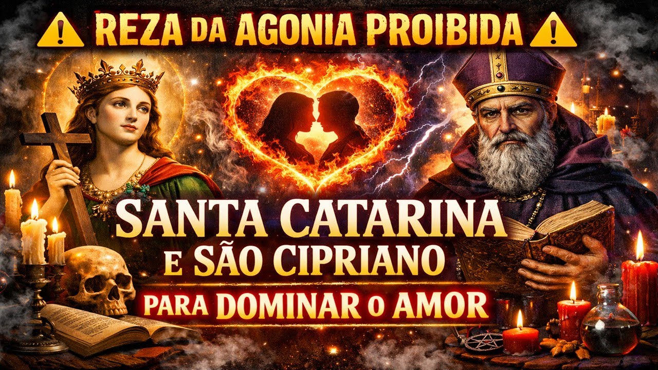REZA DA AGONIA PROIBIDA  DE SANTA CATARINA E SÃO CIPRIANO PARA TRAZER O AMOR DE VOLTA HOJE