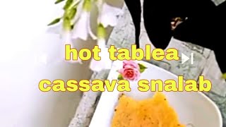 Cassava Sinalab Traditional Meryenda Hot Tablea Natural Chocolate Coconut Milk.