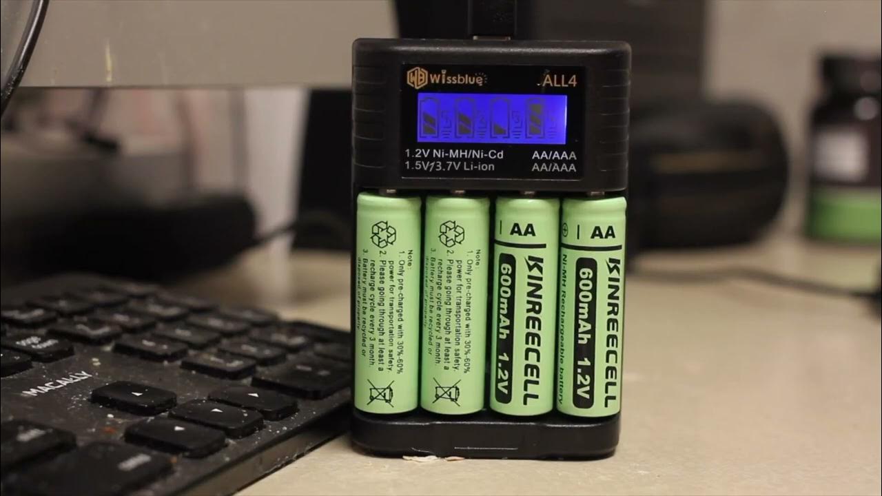 ALL4 1 5V LCD li ion Universal Battery Charger Rechargeable 1 5V