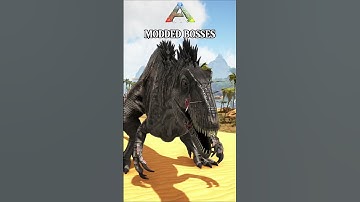 ARK OFFICIAL BOSSES VS MODDED BOSSES #shorts #ark #sigma