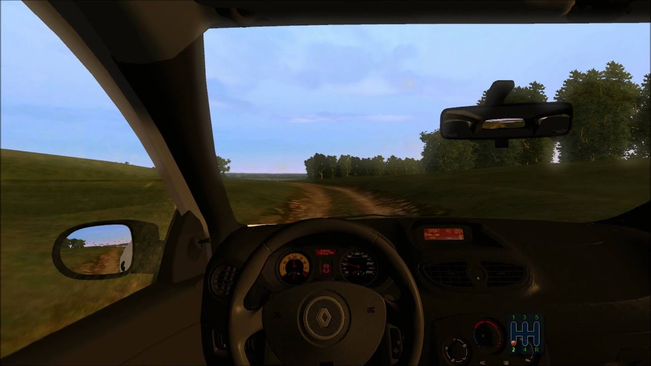 City car driving renault