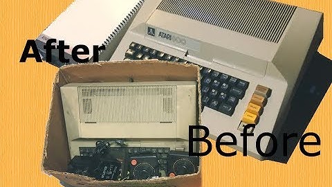 My first ATARI 800! Cleaning and restoration