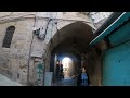 Jerusalem old city walk. new gate to Damascus gate.