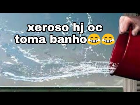 #banho no xeroso comprindo desafio 😂😂😂