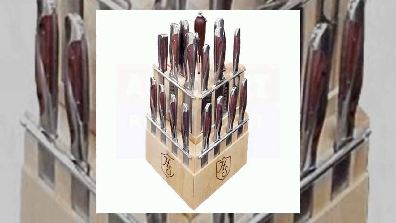 Hammer Stahl - 21 Piece Classic Collection Knives and Block Set