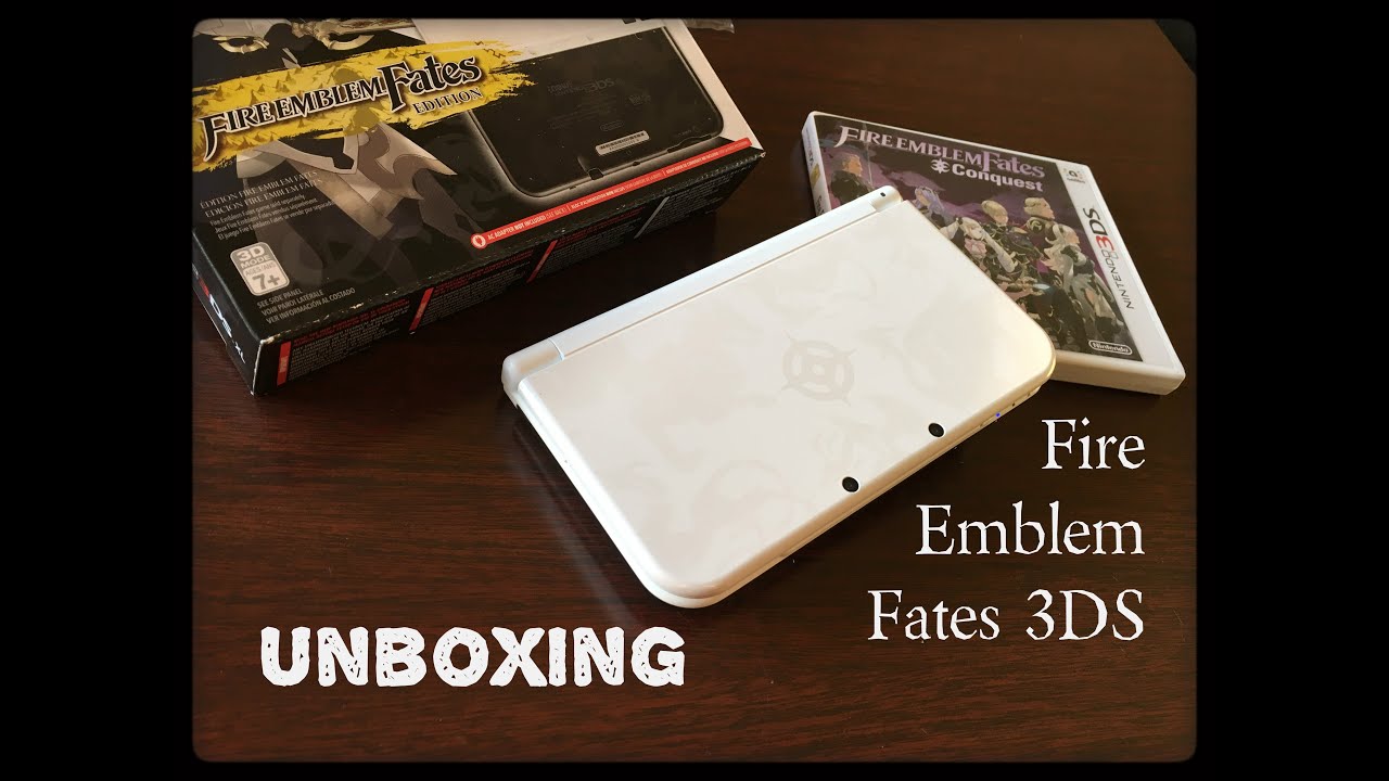 Unboxing Fire Emblem Fates Edition New Nintendo 3ds Xl Game Youtube