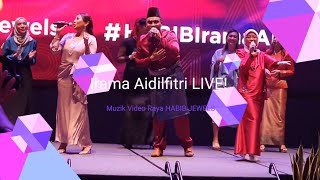 Irama Aidilfitri LIVE! MV Raya Pertama HABIBJEWELS -Awi Rafael,Ning Baizura,Ismail Izzani,Bunge Isme