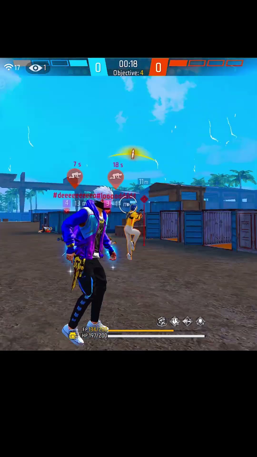 Ye Challenge tho hard tha Yaar - Garena free fire max #shorts #haksonprogaming