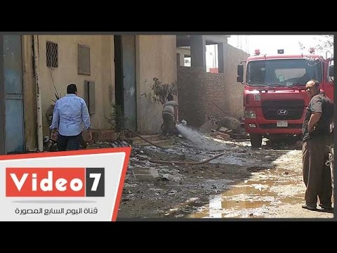 السيطرة على حريق هائل بمصنع لمبات فى منطقة أبو رواش