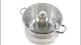 Stainless Steel Pipe Handle Cooking Pot 11Ltr - Geezy