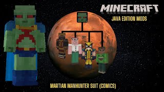 EP63: Fisk's Superheroes - Martian Manhunter (Comics) Suit Showcase in Minecraft Java Edition!