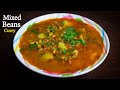 Mixed beans curry with potato recipe in nepali style  hamro gharko chulo