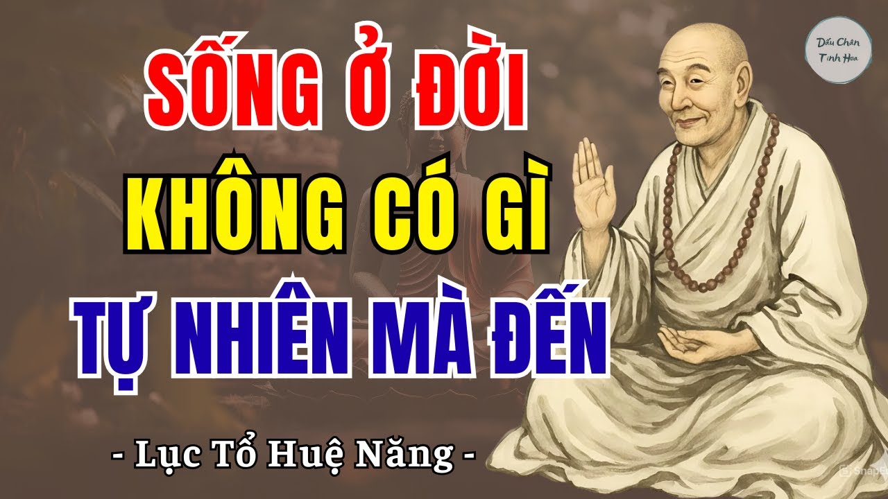 LỤC TỔ HUỆ NĂNG: Sống ở đời, không có gì tự nhiên mà đến, tất cả đều là nhân quả | DCTH