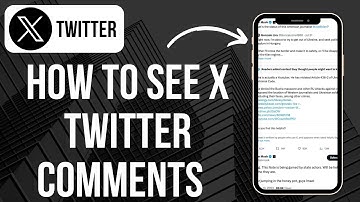 How To See X Twitter Comments (2024)