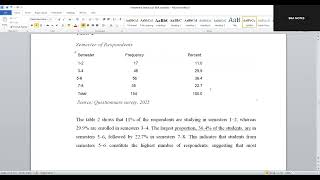 How to convert Table into APA format | Nepali | Ms-word | SPSS
