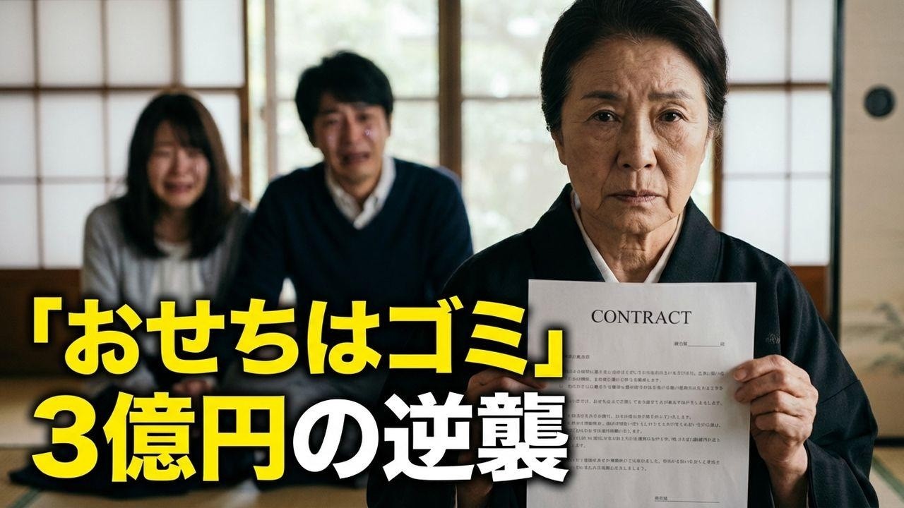 「おせちはゴミ」と捨てた息子夫婦。70歳元女将の恐ろしい逆襲